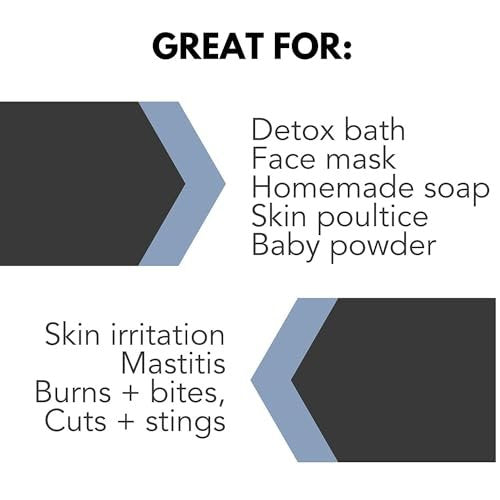 Pure Body Naturals Bentonite Clay Powder – 8 oz Indian Healing Clay for DIY Face Masks & Detox Body Wraps - görsel 10