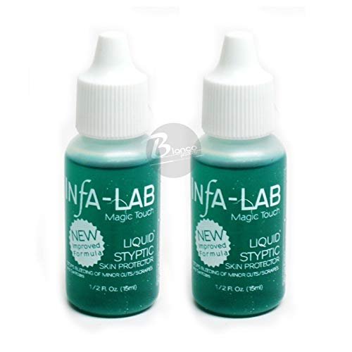 Infalab Magic Touch Liquid Styptic Skin Protector – Stop Bleeding Cuts (2-Pack) - görsel 2