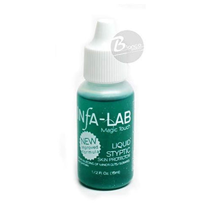 Infalab Magic Touch Liquid Styptic Skin Protector – Stop Bleeding Cuts (2-Pack)