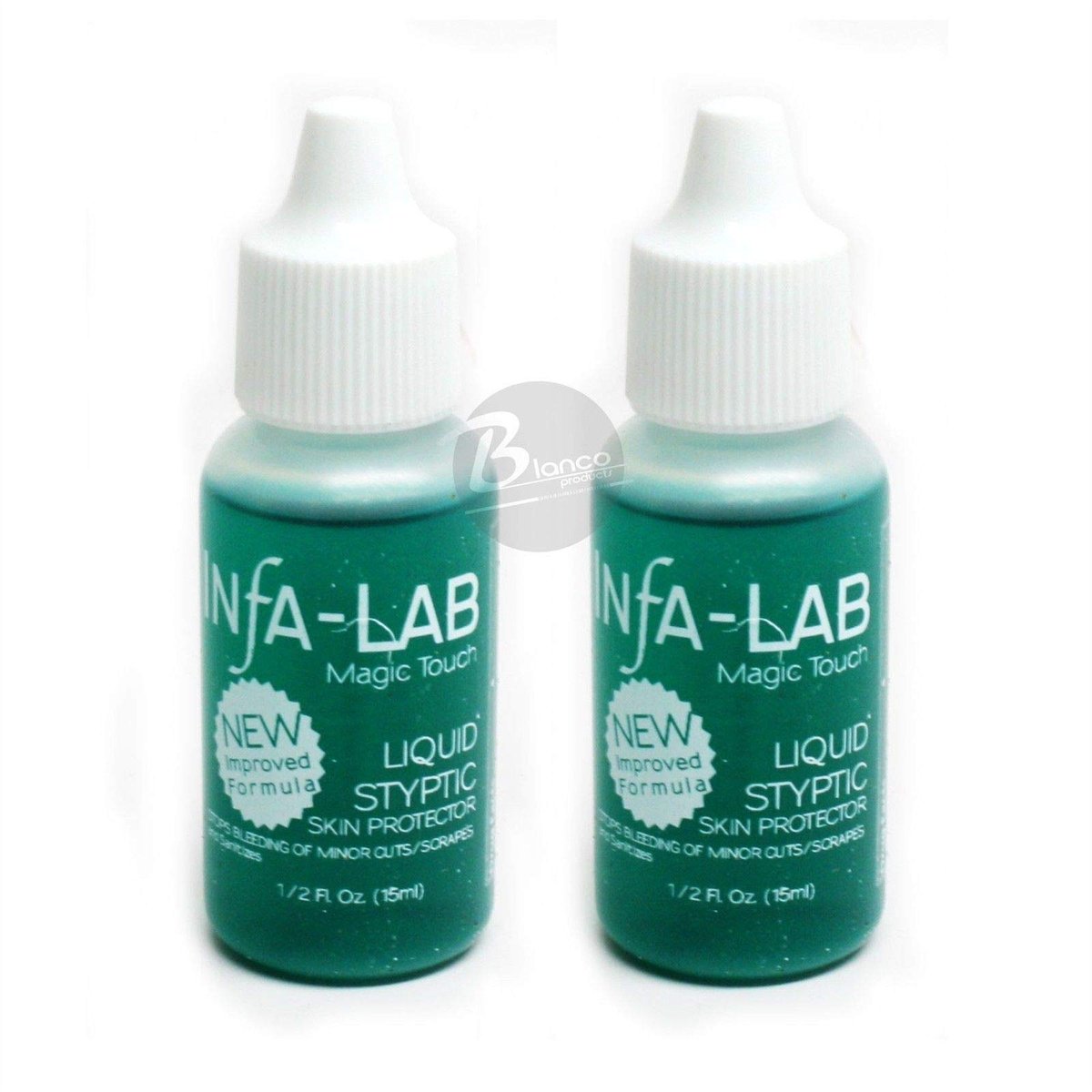 Infalab Magic Touch Liquid Styptic Skin Protector – Stop Bleeding Cuts (2-Pack) - görsel 1