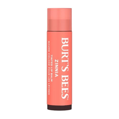 Burt's Bees 100% Natural Origin Tinted Lip Balm, Zinnia - Moisturizing Color with Shea Butter & Botanical Waxes - görsel 2