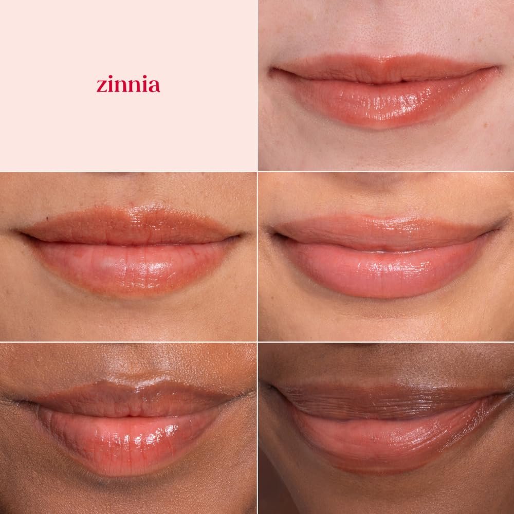 Burt's Bees 100% Natural Origin Tinted Lip Balm, Zinnia - Moisturizing Color with Shea Butter & Botanical Waxes - görsel 11