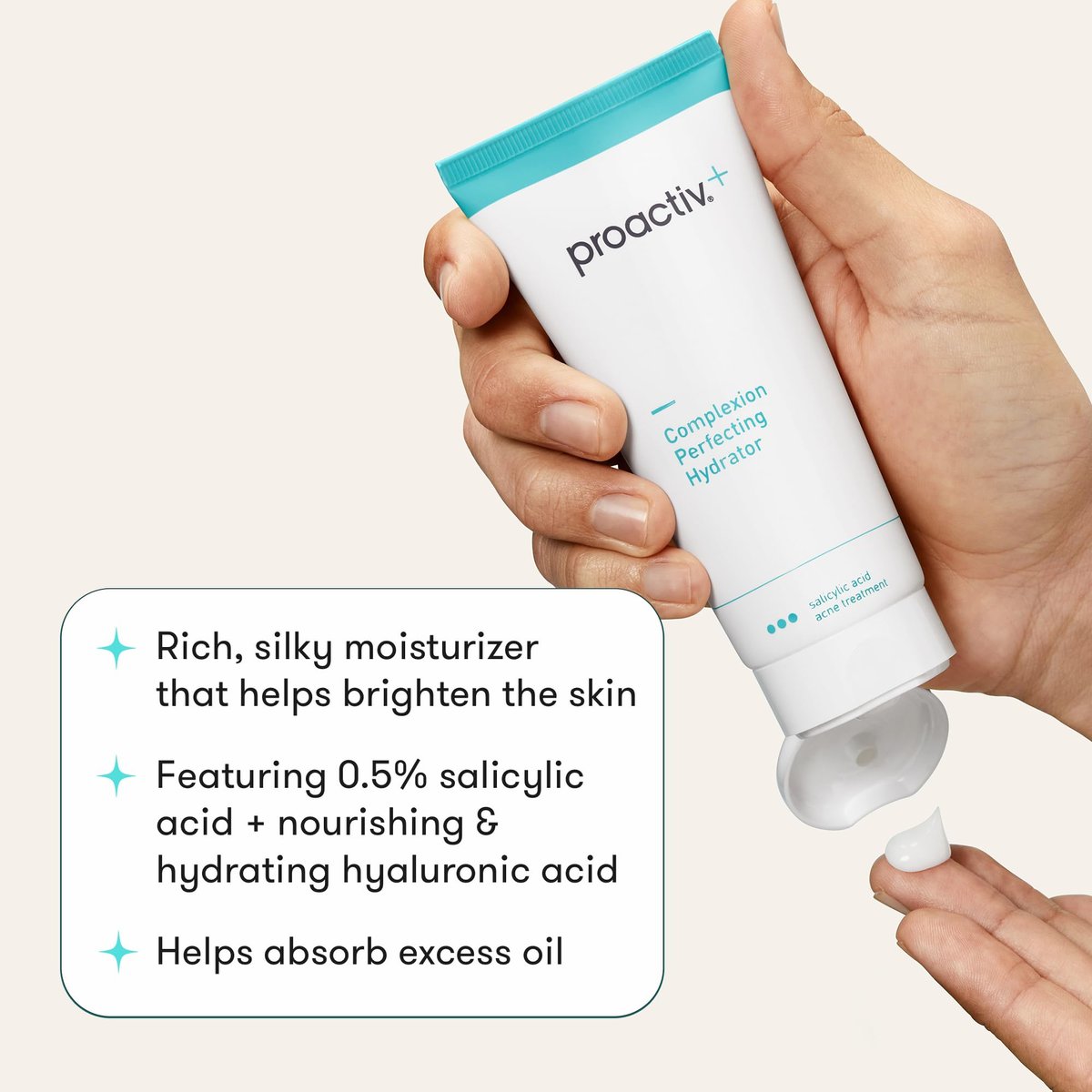 Proactiv+ Acne Moisturizer - Hydrating Face Moisturizer with Salicylic Acid - 90 Day Supply, 3 oz Avelisse