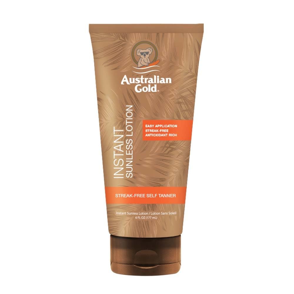 Australian Gold Instant Sunless Tanning Lotion, 6 oz – Rich Bronze Color with Fade Defy Technology Avelisse