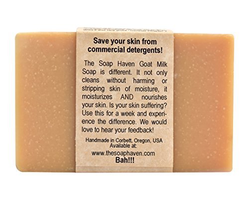 Handmade Goat Milk Soap Bars with Honey - Unscented, All Natural, 4-Pack (3.5 oz each) - The Soap Haven Avelisse