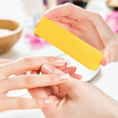 ForPro Professional Collection Ultra Gold Buffing Block, 240 Grit, 4-Sided Nail Buffer for Manicure & Pedicure, 3.75" L x 1" W x 1" H, 20-Pack - görsel 4