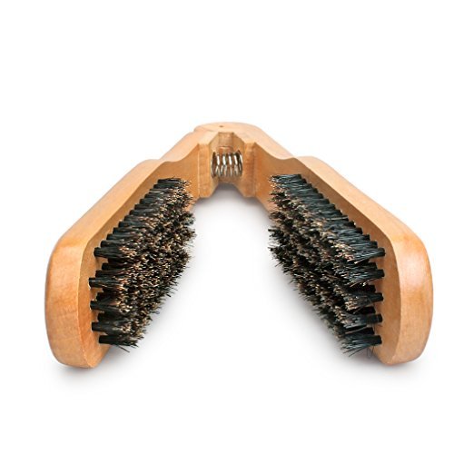 Amariver DIY Salon Hairdressing Wooden Anti-static Dual-Brush Comb – 1 Pack - görsel 6