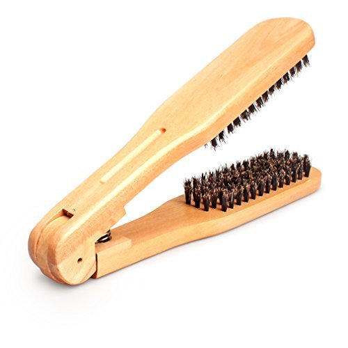 Amariver DIY Salon Hairdressing Wooden Anti-static Dual-Brush Comb – 1 Pack - görsel 10