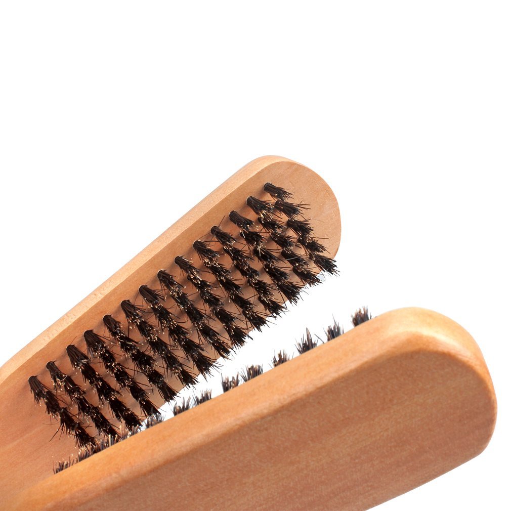 Amariver DIY Salon Hairdressing Wooden Anti-static Dual-Brush Comb – 1 Pack - görsel 11