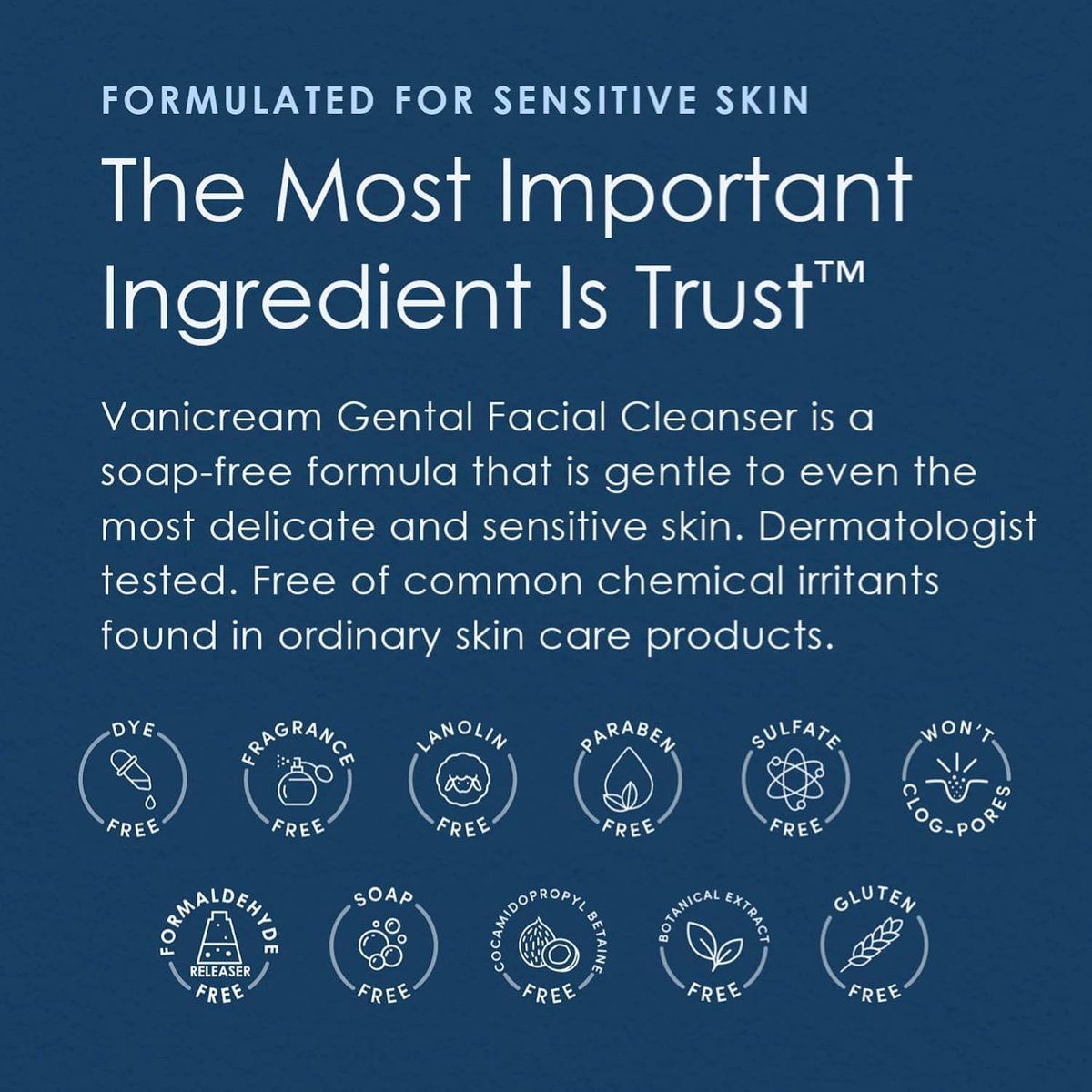 Vanicream Gentle Facial Cleanser – 8 Fl Oz (Pack of 2) – Non-Comedogenic, Fragrance-Free, Sensitive Skin Avelisse