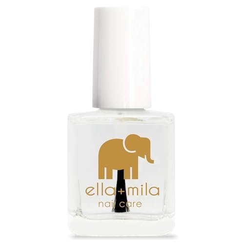 ella+mila Fast Dry Top Coat – Quick Dry Nail Polish Top Coat for High Shine & Long Lasting Wear – Clear Protective Layer - görsel 14