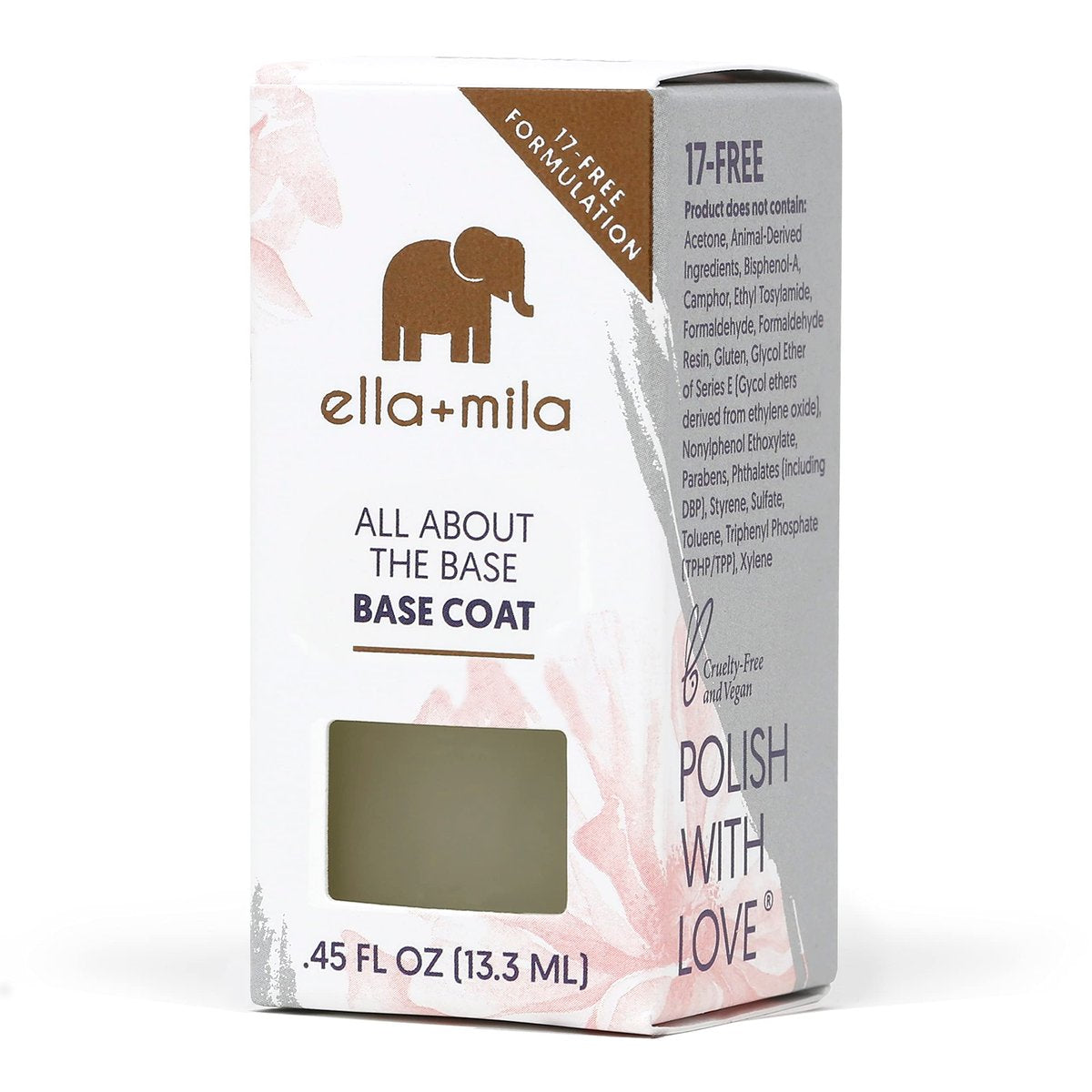 ella+mila Ridge Filler Base Coat Nail Polish – Smoothing Nail Treatment & Long-Lasting Ridge Filler, Nourishing Clear Polish for Natural Fingernails (0.45 fl oz) - görsel 17
