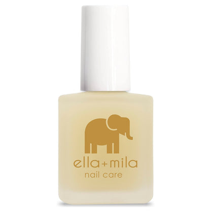 ella+mila Ridge Filler Base Coat Nail Polish – Smoothing Nail Treatment & Long-Lasting Ridge Filler, Nourishing Clear Polish for Natural Fingernails (0.45 fl oz)