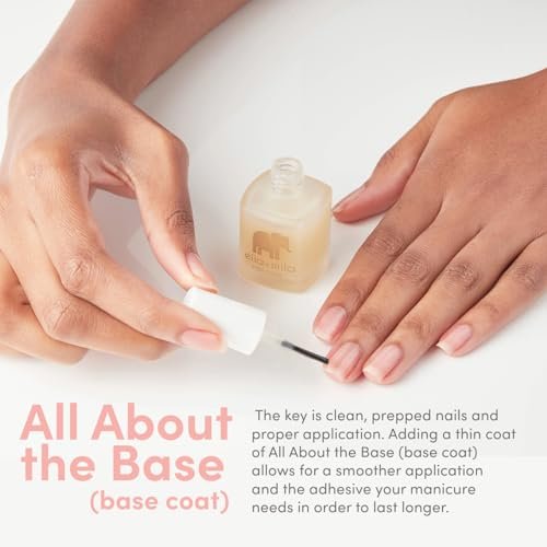 ella+mila Ridge Filler Base Coat Nail Polish – Smoothing Nail Treatment & Long-Lasting Ridge Filler, Nourishing Clear Polish for Natural Fingernails (0.45 fl oz) - görsel 14