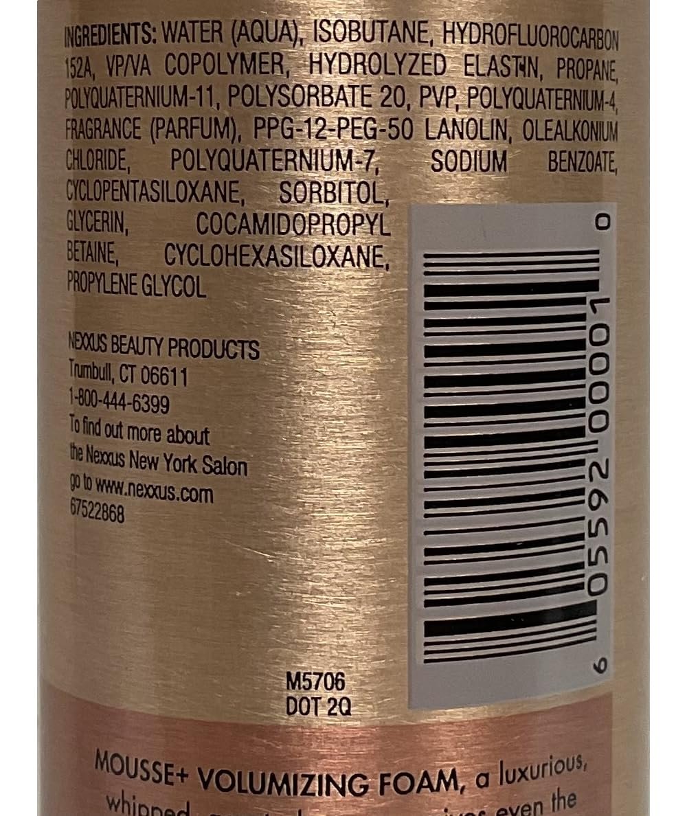 Nexxus Mousse Plus Volumizing Foam Medium Hold (10.6 oz) - 2 Pack Avelisse