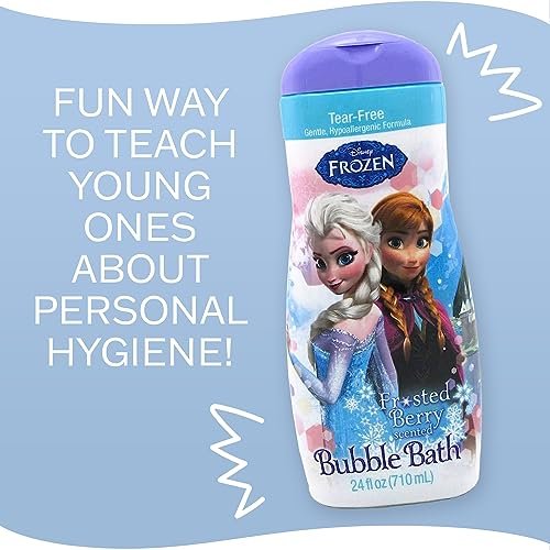 Disney Frozen Bubble Bath 24 Ounce (709ml) - Sparkling Fun for Kids - görsel 4