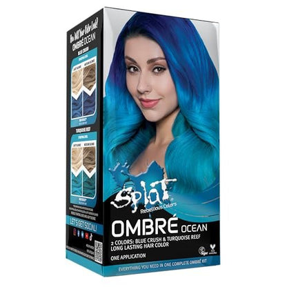 Splat 30 Wash Semi-Permanent Hair Color Kit - Ombre Ocean (1 Application)