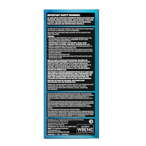 Splat 30 Wash Semi-Permanent Hair Color Kit - Ombre Ocean (1 Application) - görsel 6