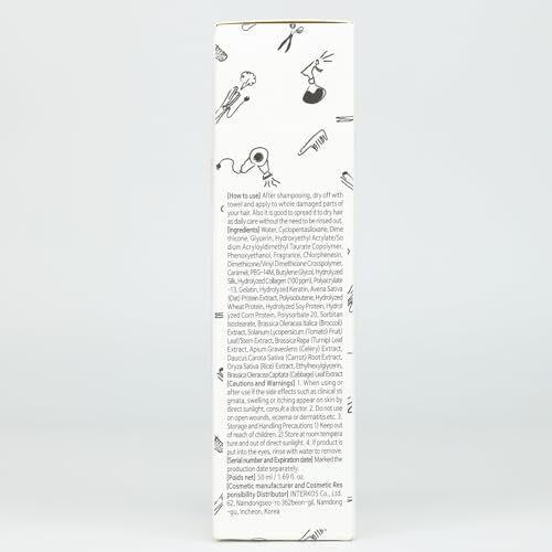 Elizavecca Milky Piggy Collagen Coating Protein Ion Injection - Deep Conditioner for All Hair Types, 1.69 fl oz - görsel 7