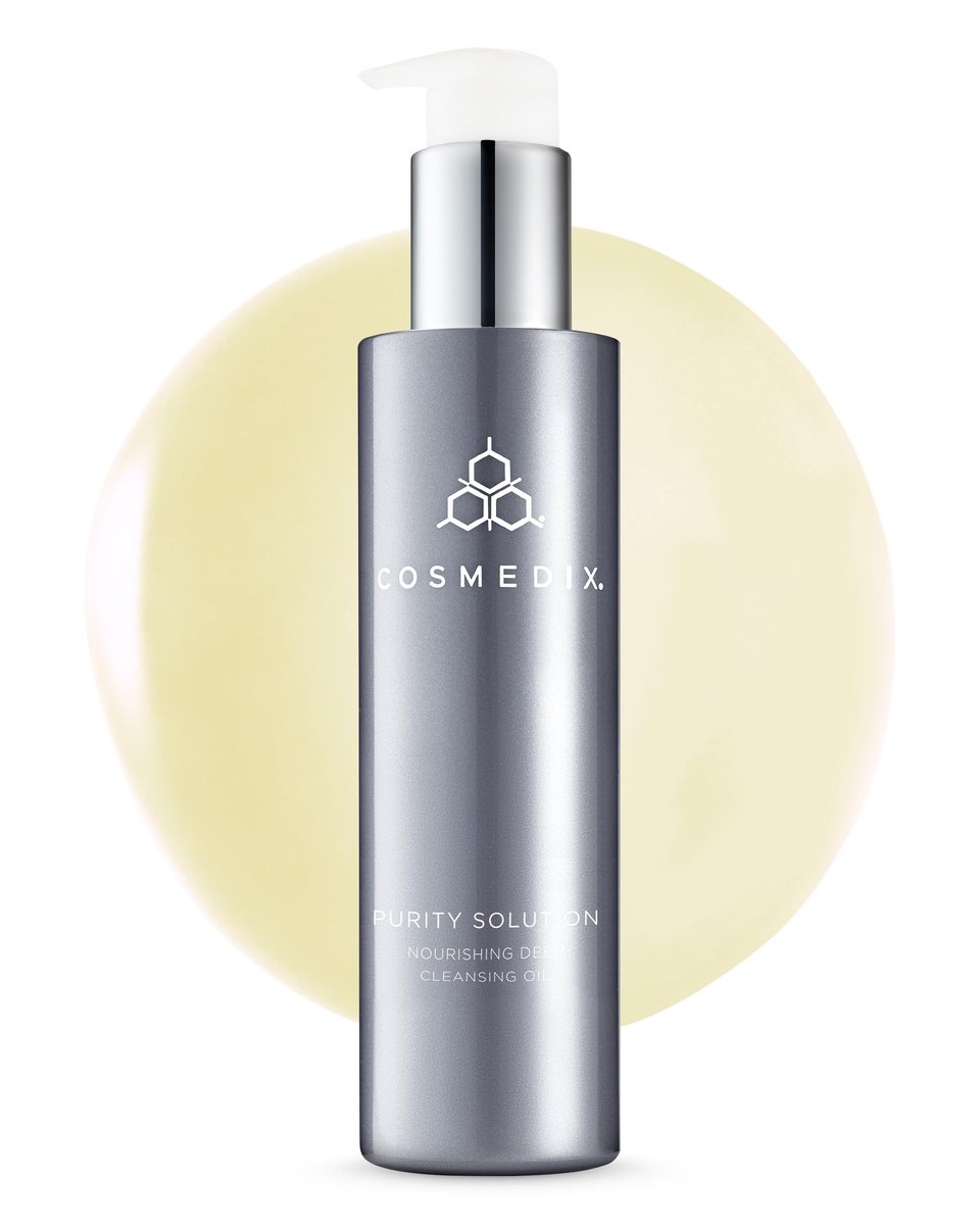 COSMEDIX Purity Solution Cleansing Oil – 2-in-1 Makeup Remover & Hydrating Facial Wash for Glowing Skin | 3.3 fl oz Avelisse