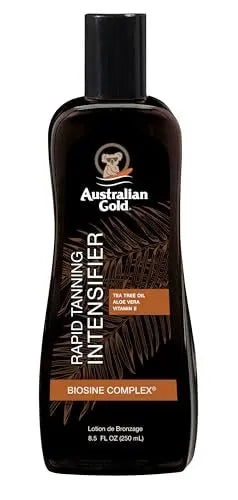Australian Gold Rapid Tanning Intensifier Lotion with Tea Tree Oil and Aloe Vera, Vitamin E, 8.5 oz Avelisse