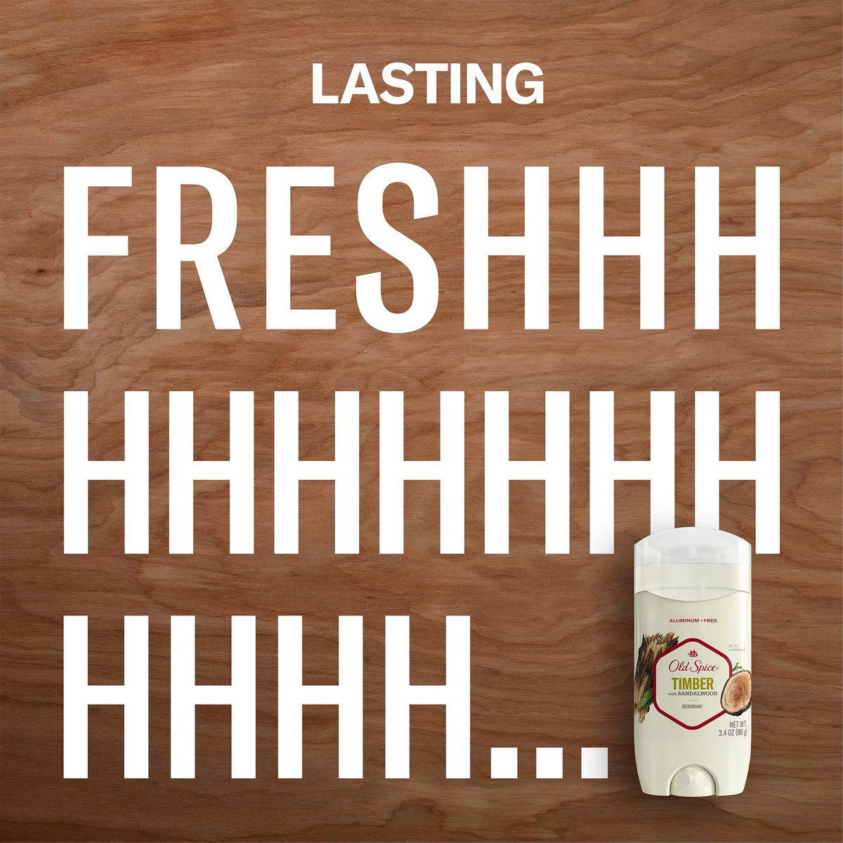 Old Spice Fresher Collection Invisible Solid Men's Deodorant, Timber, 3 oz - görsel 7