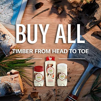 Old Spice Fresher Collection Invisible Solid Men's Deodorant, Timber, 3 oz
