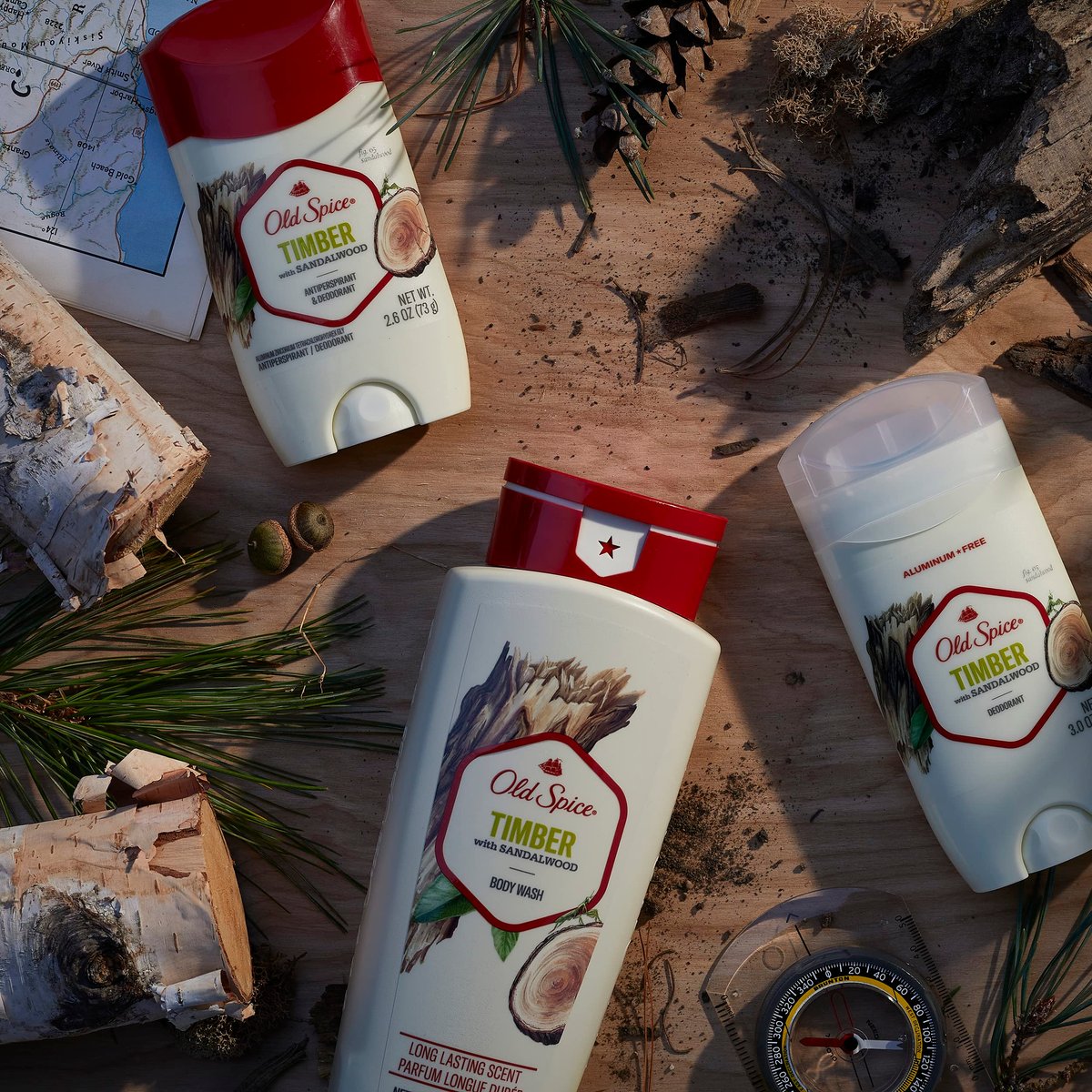 Old Spice Fresher Collection Invisible Solid Men's Deodorant, Timber, 3 oz - görsel 11