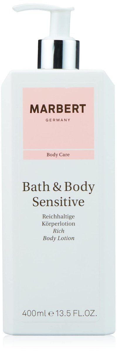 Marbert Bath and Body Sensitive Rich Body Lotion for Women – 400 ml, Soothing Hydration for Sensitive Skin - görsel 1
