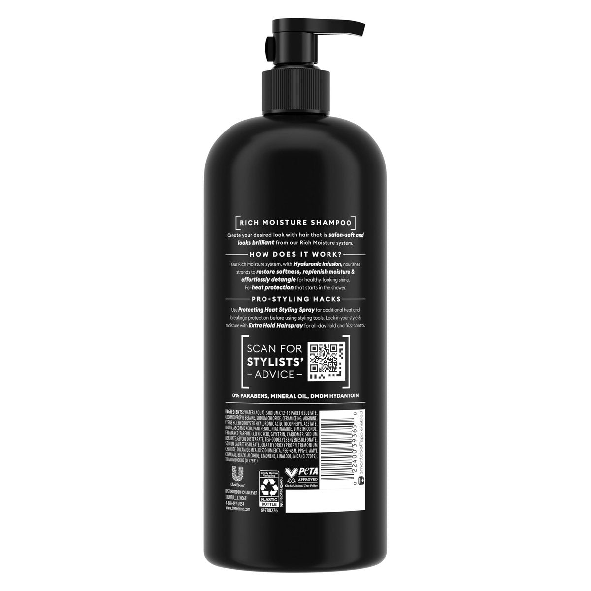 TRESemmé Hydrating Shampoo Rich Moisture for Dry Hair - 28 Fl Oz - görsel 3