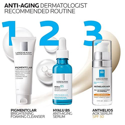 La Roche-Posay Anthelios AOX Daily Antioxidant Serum with SPF 50, Face Moisturizer with Sunscreen and Vitamin C & E, Oil Free Sunscreen for Sensitive Skin, 1 Fl Oz Avelisse