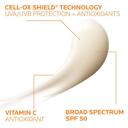 La Roche-Posay Anthelios AOX Daily Antioxidant Serum with SPF 50, Face Moisturizer with Sunscreen and Vitamin C & E, Oil Free Sunscreen for Sensitive Skin, 1 Fl Oz Avelisse