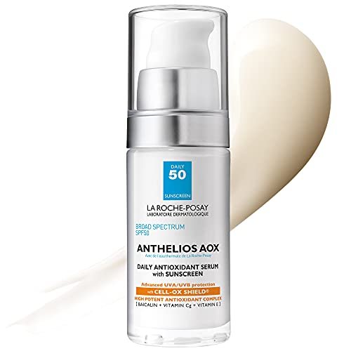 La Roche-Posay Anthelios AOX Daily Antioxidant Serum with SPF 50, Face Moisturizer with Sunscreen and Vitamin C & E, Oil Free Sunscreen for Sensitive Skin, 1 Fl Oz Avelisse