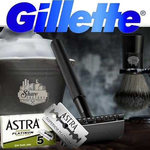 Astra Platinum Double Edge Safety Razor Blades – 50 Count (10 x 5) Premium Stainless Steel Blades - görsel 5