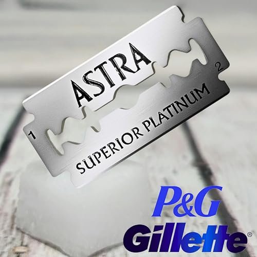 Astra Platinum Double Edge Safety Razor Blades – 50 Count (10 x 5) Premium Stainless Steel Blades - görsel 9