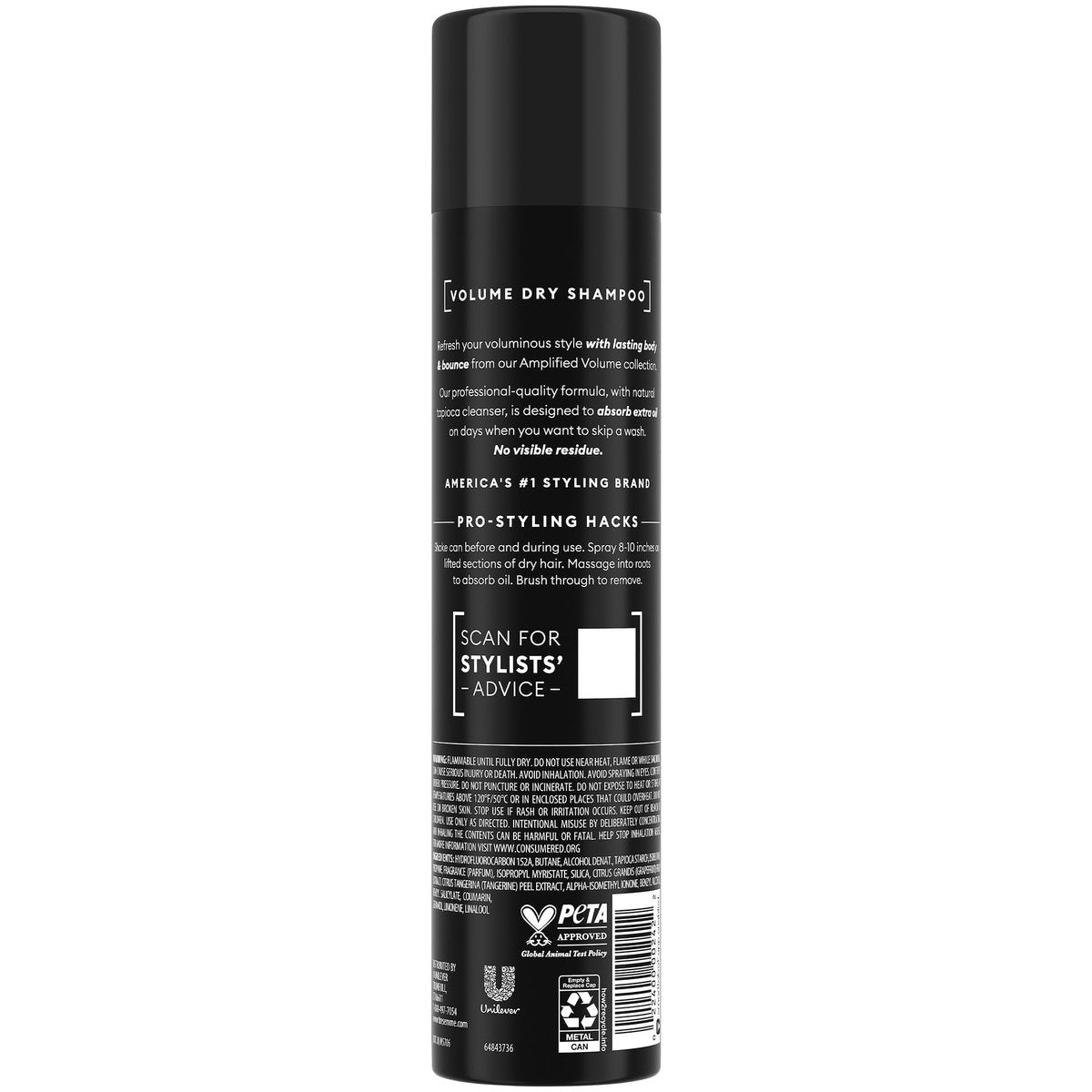TRESemmé Dry Shampoo Spray, Volume Clean 2-Pack – Refreshes & Absorbs, Warm Petals, 7.3 Oz Each Avelisse