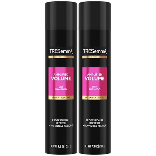 TRESemmé Dry Shampoo Spray, Volume Clean 2-Pack – Refreshes & Absorbs, Warm Petals, 7.3 Oz Each Avelisse
