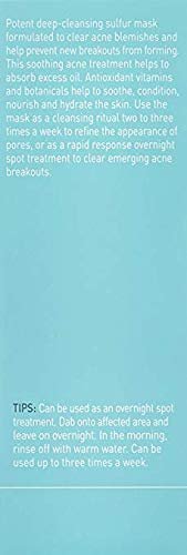 Proactiv Skin Purifying Acne Face Mask and Acne Spot Treatment, Detoxifying Facial Mask with 6% Sulfur, 3 oz Avelisse