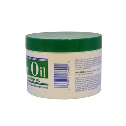 Hollywood Beauty Castor Oil Hair Treatment with Mink Oil - 7.5 oz for Stronger, Thicker Hair
