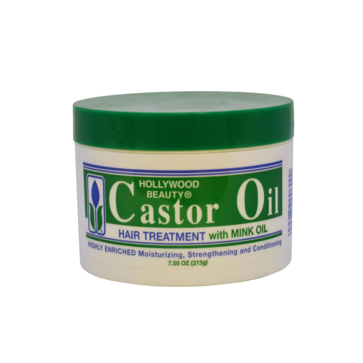 Hollywood Beauty Castor Oil Hair Treatment with Mink Oil - 7.5 oz for Stronger, Thicker Hair - görsel 1