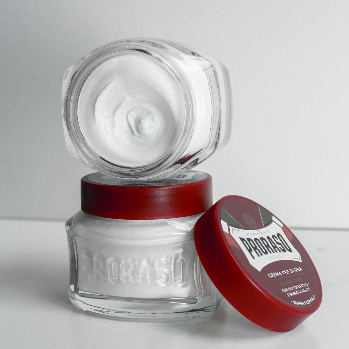Proraso Pre Shave Conditioning Cream - Sandalwood Oil & Shea Butter - Moisturizing & Nourishing for Coarse or Hard Beards - Premium Italian Pre Shave Cream - 3.6 oz Avelisse