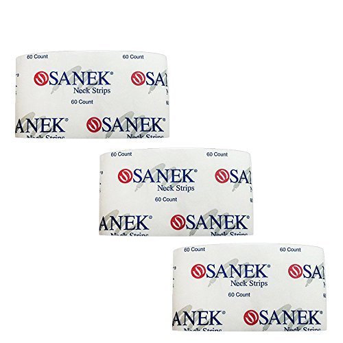 Salon Barber Hair Stylist Graham SANEK 3 Packs of 60 Neck Strips SD-40003 - görsel 1