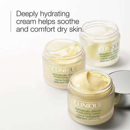 Clinique 3-Step Dramatically Different Moisturizing Hydrating Face Cream for Dry Skin, 1.7 oz Avelisse