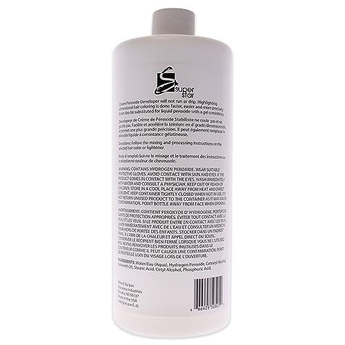 Super Star 50 Volume Cream Peroxide Developer - 32 oz | Professional Hair Developer - görsel 3