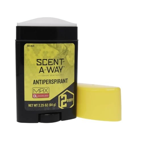 Hunters Specialties Scent-A-Way MAX Odorless Antiperspirant for Hunters, Trappers, Anglers, and Campers, 2.25 Oz - görsel 2