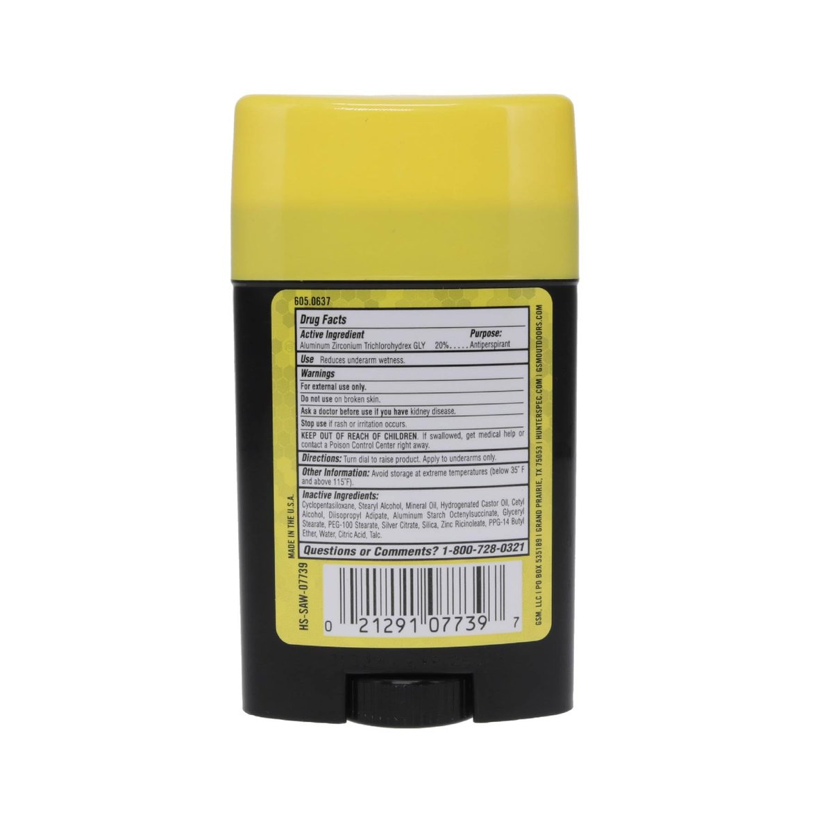 Hunters Specialties Scent-A-Way MAX Odorless Antiperspirant for Hunters, Trappers, Anglers, and Campers, 2.25 Oz - görsel 7