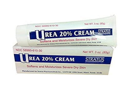 Urea 20% Almond Scent Cream 3oz – Dry Skin Moisturizer for Eczema & Psoriasis Avelisse