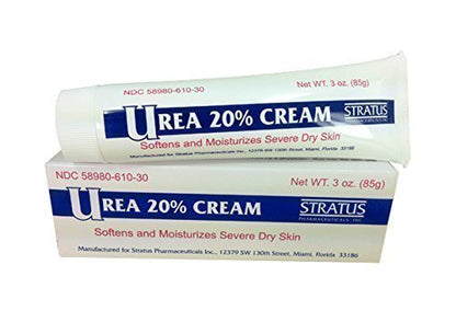 Urea 20% Almond Scent Cream 3oz – Dry Skin Moisturizer for Eczema & Psoriasis Avelisse