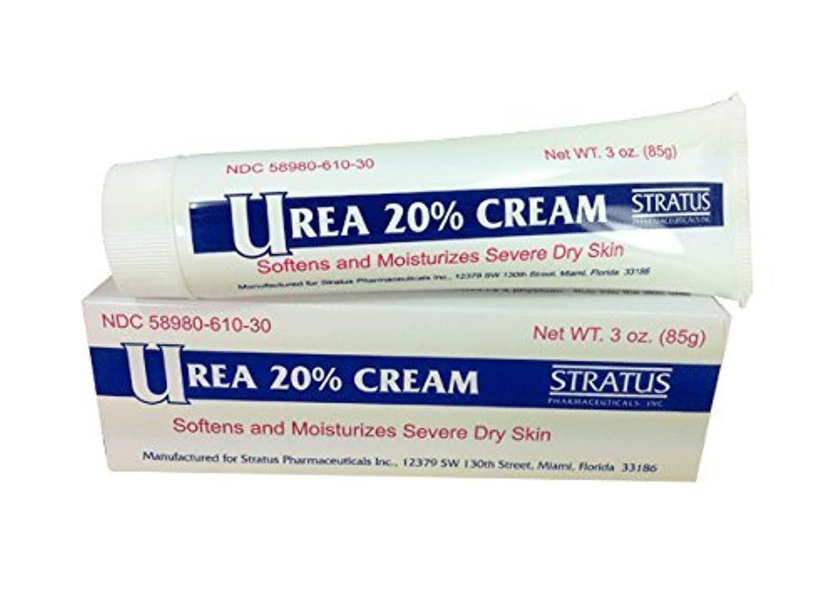 Urea 20% Almond Scent Cream 3oz – Dry Skin Moisturizer for Eczema & Psoriasis Avelisse