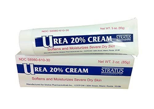 Urea 20% Almond Scent Cream 3oz – Dry Skin Moisturizer for Eczema & Psoriasis Avelisse